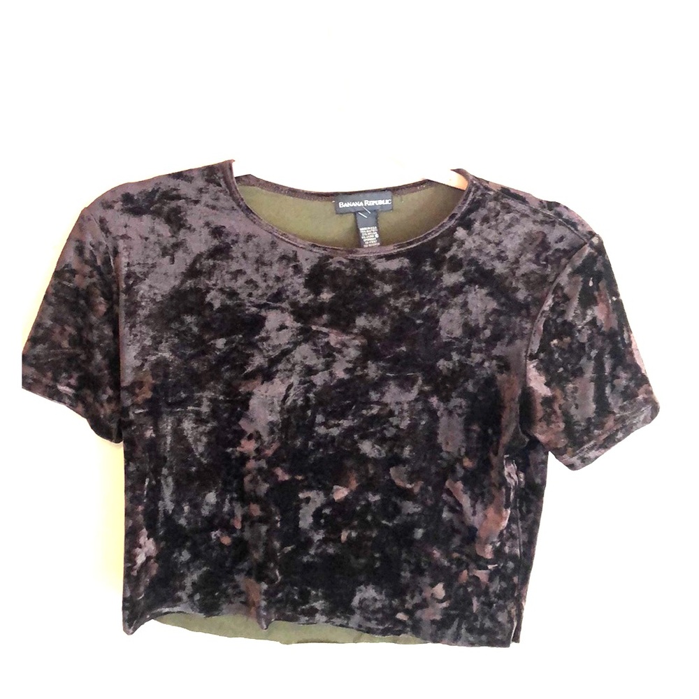 Velvet Crop-top